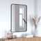 Flash Furniture Jada 24 x 36 Decorative Wall Mirror - Rounded Corners, Matte Black HMHD-22M199YBN-BK-GG - alternate 1
